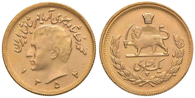 IRAN Reza Phalevi (1941-1979) Pahlavi 1354 (1975) - KM 1200; Fr. 101 AU (g 8,09)...