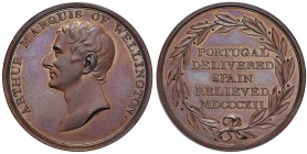 GRAN BRETAGNA Medaglia 1812 PORTUGAL DELIVERED SPAIN RELIEVED - AE (g 25,99 - Ø 36mm)
FDC