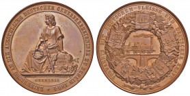 GERMANIA - Medaglia 1844 Esposizione di Berlino - Opus: Lorenz - AE (g 54,66 - Ø 44 mm) 
FDC