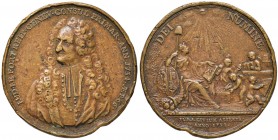 SVIZZERA - Medaglia 1734 Elezione di Louis e Fort a primo sindaco di Ginevra - Opus: Dassier AE (g 74,80 - Ø 50 mm) numerosi colpi al bordo 
MB