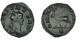 GALIENO. Antoniniano. Roma (267-268). R/ Ciervo a izq.; DIANAE CONS AVG, exergo X. RIC-179. Acuñación floja. MBC.