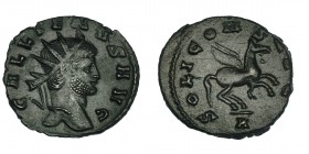 GALIENO. Antoniniano. Roma (267-268). R/ Pegaso a der.; SOLI CONS AVG, exergo A. RIC-283. MBC+.