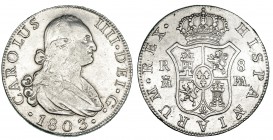 8 reales. 1803. Madrid. FA. VI-778. MBC-/MBC.