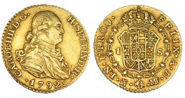 Escudo. 1792. Madrid. MF. Vi-907. MBC.