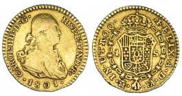Escudo. 1801. Madrid. FA. VI-915. MBC-.