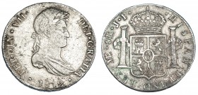 8 reales. 1812. Lima. JP. VI-1043. MBC-/MBC.