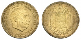 1 peseta. 1947 *19-54. VII-316. B.O. EBC+.