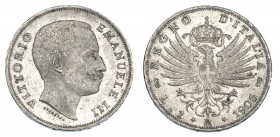 ITALIA. Víctor Manuel I. 1 lira. Roma. 1906. KM-32. R.B.O. EBC.