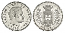 PORTUGAL. 500 reis. 1893. Gomes-11.05. EBC/EBC+.