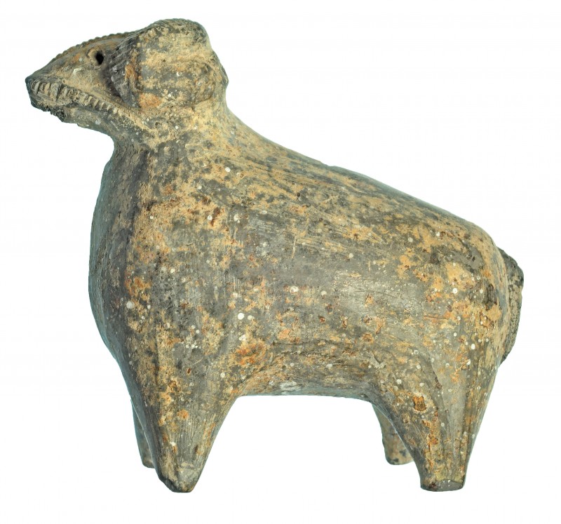 PRÓXIMO ORIENTE. Reino Nabateo. IV-II a.C. Terracota. Figura exenta con represen...