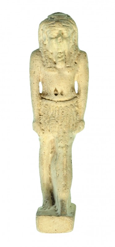 EGIPTO. III Período Intermedio. 1070-332 a.C. Fayenza. Figura con representación...