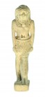 EGIPTO. III Período Intermedio. 1070-332 a.C. Fayenza. Figura con representación del dios Nefertum. Altrua 7,4 cm.