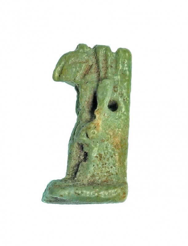 EGIPTO. Baja Época. 664-332 a.C. Fayenza. Amuleto con representación de dios Tho...