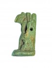 EGIPTO. Baja Época. 664-332 a.C. Fayenza. Amuleto con representación de dios Thot. Altura 19 mm