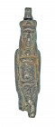 EGIPTO. Baja Época. 664-332 a.C. Plata. Amuleto con representación de Nefertum. Altura 4,7 cm.