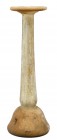 ROMA. Imperio Romano. I-II d.C. Vidrio. Ungüentario de tipo candelabro. Altura 17,3 cm. Pátina de opacidad. Con etiqueta antigua en la base.