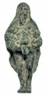 ROMA. Imperio Romano. II-III d.C. Bronce. Figura itifálica, velada, sujetando frutas. Altura 8,0 cm.