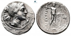 Bruttium. The Brettii 215-205 BC. Drachm AR