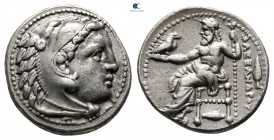 Kings of Macedon. Kolophon. Philip III Arrhidaeus 323-317 BC. Struck circa 322-319 BC. In the name and types of Alexander. Drachm AR