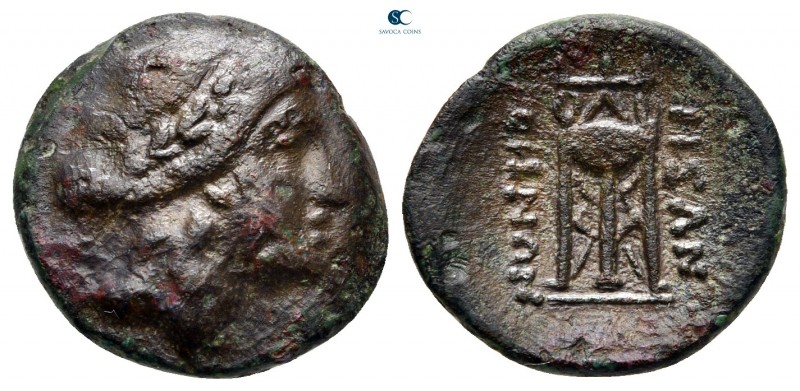 Thrace. Bisanthe circa 280-200 BC. 
Bronze Æ

17 mm, 4,18 g

Laureate head ...