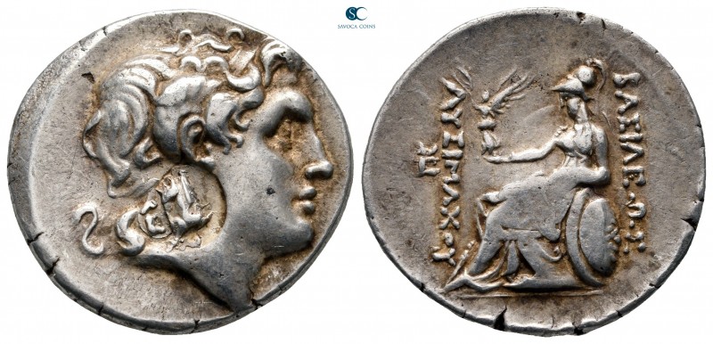 Kings of Thrace. Lampsakos. Macedonian. Lysimachos 305-281 BC. 
Tetradrachm AR...