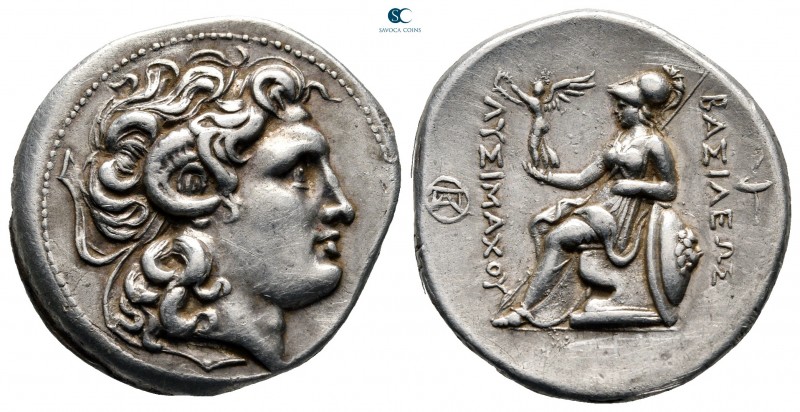 Kings of Thrace. Lampsakos. Macedonian. Lysimachos 305-281 BC. 
Tetradrachm AR...
