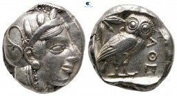 Attica. Athens 470-465 BC. Transitional issue. Tetradrachm AR