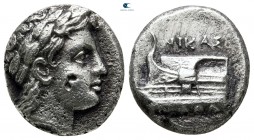 Bithynia. Kios  345-315 BC. Nikas (NIKAΣ), magistrate. Siglos-Drachm AR