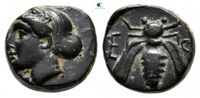 Ionia. Ephesos  410-390 BC. Bronze Æ