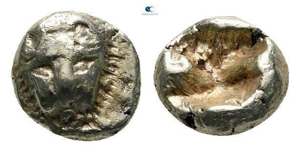 Ionia. Miletos circa 600-550 BC. 
1/24 Stater EL. Milesian standard

5 mm, 0,...