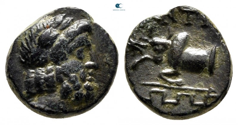 Caria. Antiocheia ad Maeander after 168 BC. 
Bronze Æ

11 mm, 1,58 g

Laure...