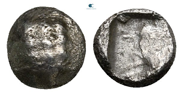 Cilicia. Mallos circa 440-390 BC. 
Obol AR

6 mm, 0,68 g

Turtle / Forepart...