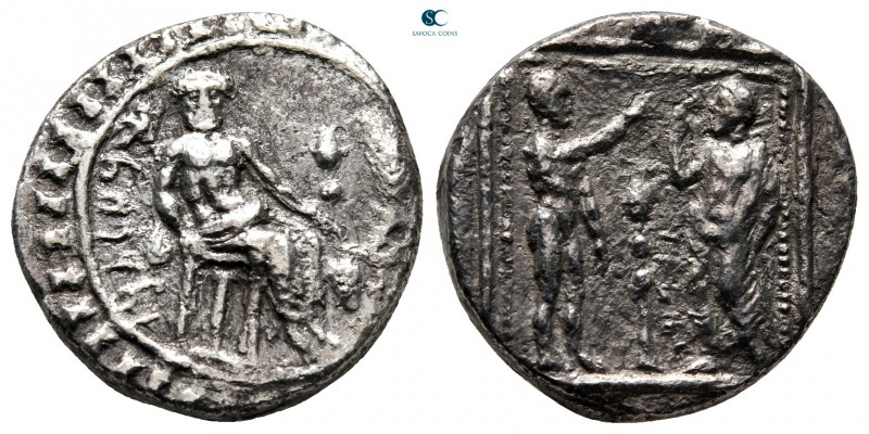 Cilicia. Tarsos. Datames, Satrap of Cilicia and Cappadocia. 384-360 BC. 
Stater...