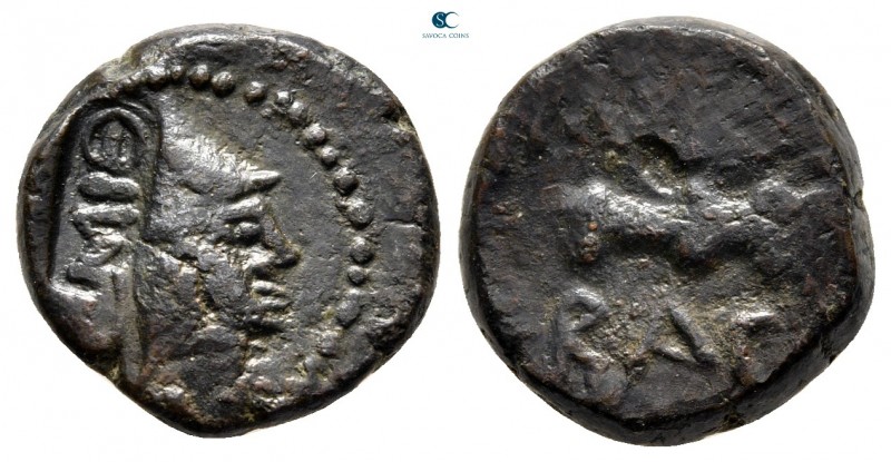 Kings of Sophene. Arkathiocerta. Mithradates II Philopator 89-85 BC. 
Bronze Æ...