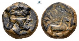 Kings of Cappadocia. Uncertain mint. Ariaramnes circa 280-230 BC. Bronze Æ