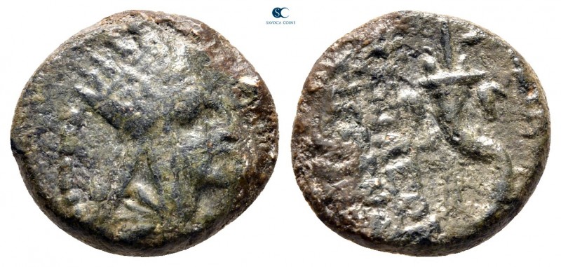 Kings of Armenia. Tigranocerta. Tigranes II "the Great" 95-56 BC. 
Chalkous Æ
...