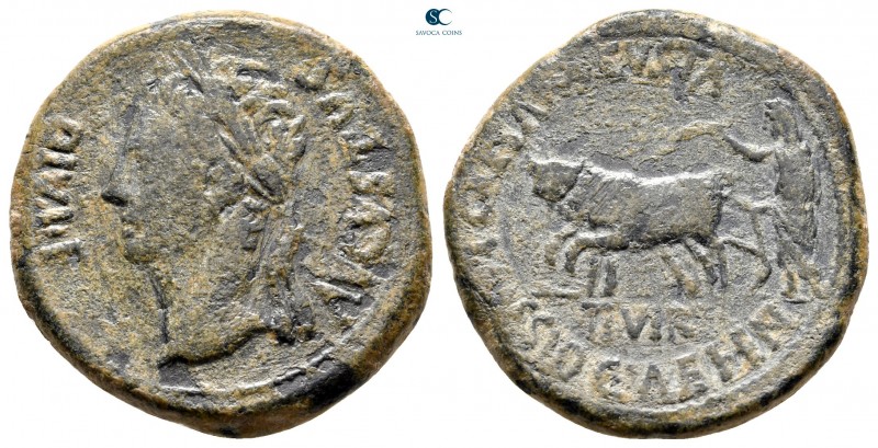 Hispania. Caesaraugusta. Augustus 27 BC-AD 14. C Valerius Fene and L Cassius, ma...