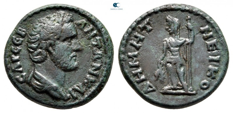 Bithynia. Nikomedia. Antoninus Pius AD 138-161. 
Bronze Æ

17 mm, 4,01 g

A...