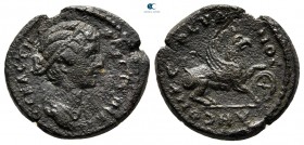 Ionia. Smyrna. Faustina II AD 147-175. Theudianos, strategos. Bronze Æ