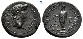 Lydia. Maionia. Nero AD 54-68. T. Claudius Menekrates, magistrate. Bronze Æ