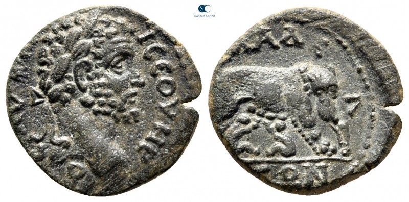 Lydia. Philadelphia. Septimius Severus AD 193-211. 
Bronze Æ

20 mm, 5,00 g
...