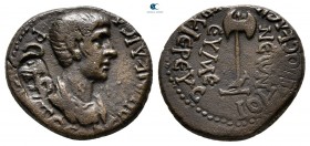 Phrygia. Eumeneia. Nero AD 54-68. Ioulios Kleon, archiereus of Asia. Bronze Æ