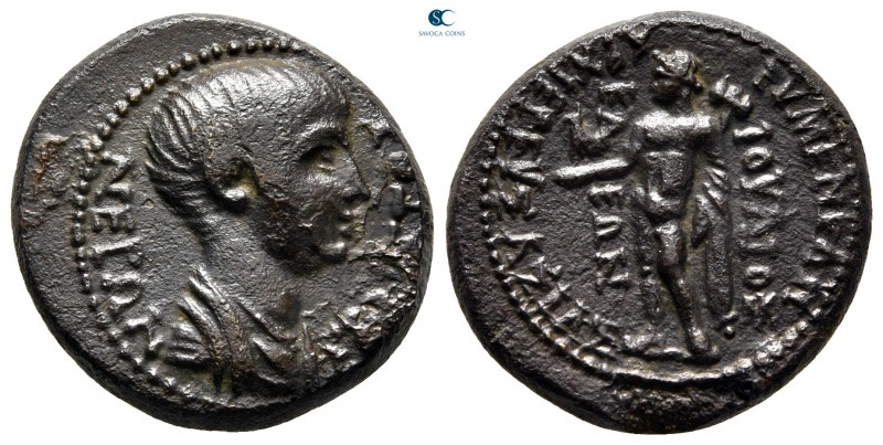 Phrygia. Eumeneia - Fulvia. Nero AD 54-68. Ioulios Klein, archiereus of Asia
Br...