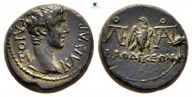 Phrygia. Laodikeia ad Lycum. Augustus 27 BC-AD 14.  Polemon Philopatris (ΠΟΛΕ ΦΙΛΟΠΑT), magistrate. Bronze Æ