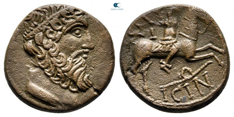 Pisidia. Isinda 36-25 BC. Era of Amyntas 
Bronze Æ

17 mm, 4,15 g

laureate...