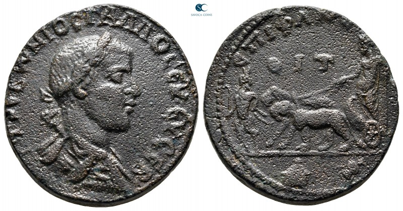 Cilicia. Epiphaneia. Trebonianus Gallus AD 251-253. Dated CY 319 (251/2)
Bronze...