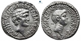 Mark Antony and Octavian 43-30 BC. Military mint moving with M.Antony. Denarius AR