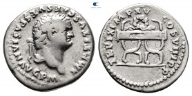 Titus AD 79-81. Struck 1 January-30 June AD 80. Rome. Denarius AR