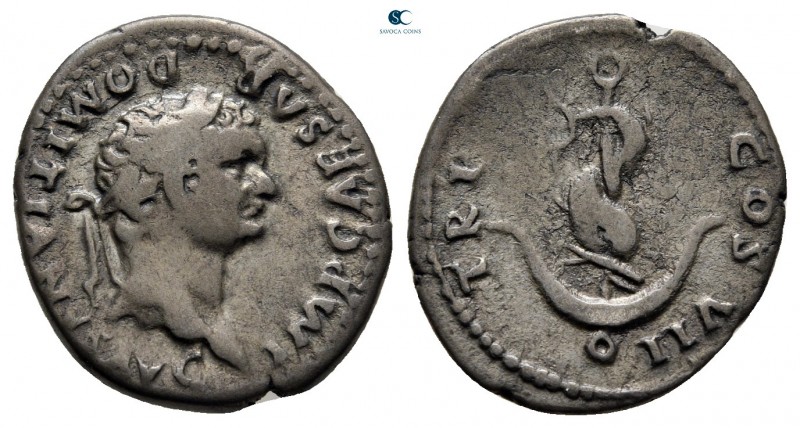 Domitian AD 81-96. Rome
Denarius AR

18 mm, 3,36 g

IMP CAESAR DOMITIA[NVS]...