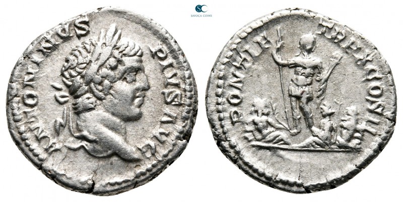 Caracalla AD 198-217. Struck AD 207. Rome
Denarius AR

18 mm, 3,64 g

ANTON...